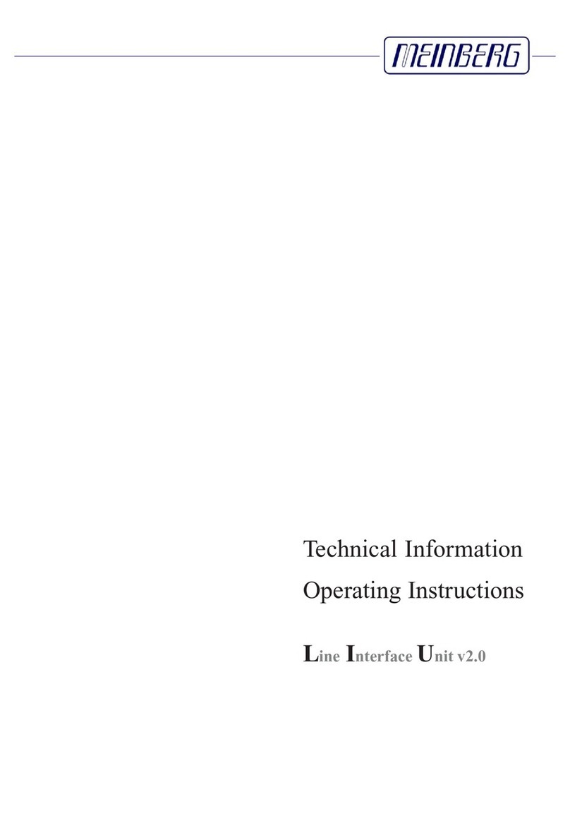 Meinberg Line InterfaceUnit v2.0 User manual