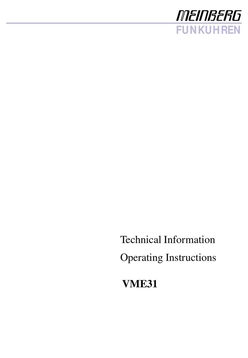 Meinberg VME31 operating instructions