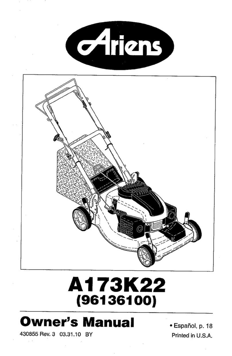 Ariens A173K22 (96136100) owner's manual