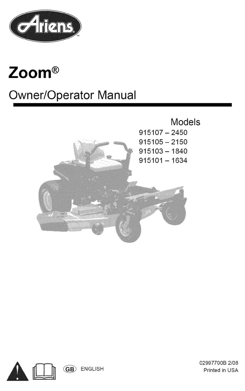 Ariens 915107-2450 Owner's manual