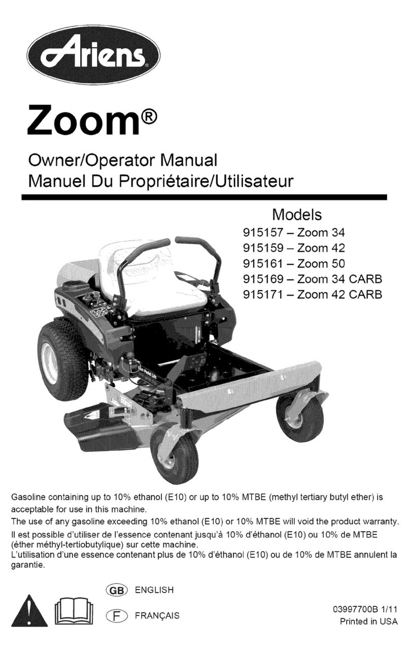 Ariens 915157-Zoom 34 Owner's manual Ariens 915157-Zoom 34 Owner's manual