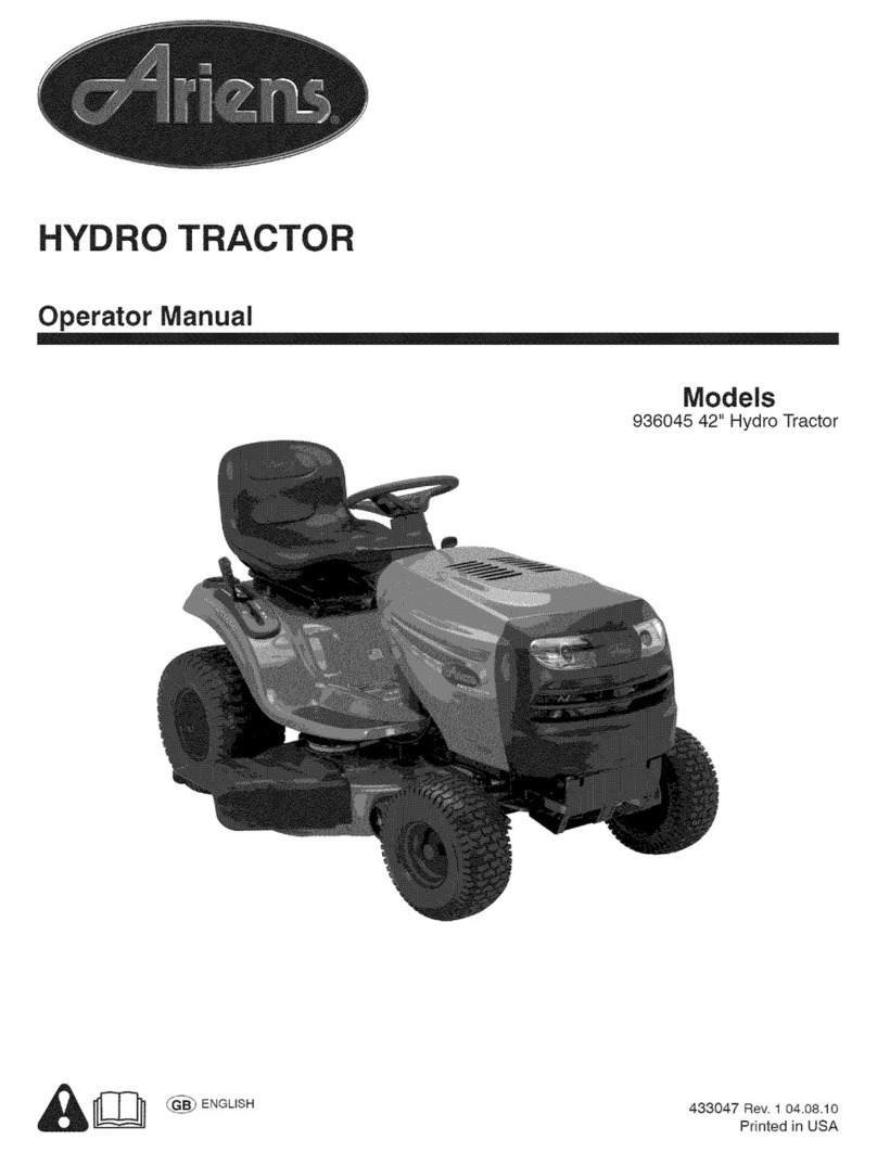 Ariens 936045 42" Hydro Tractor Operator's manual