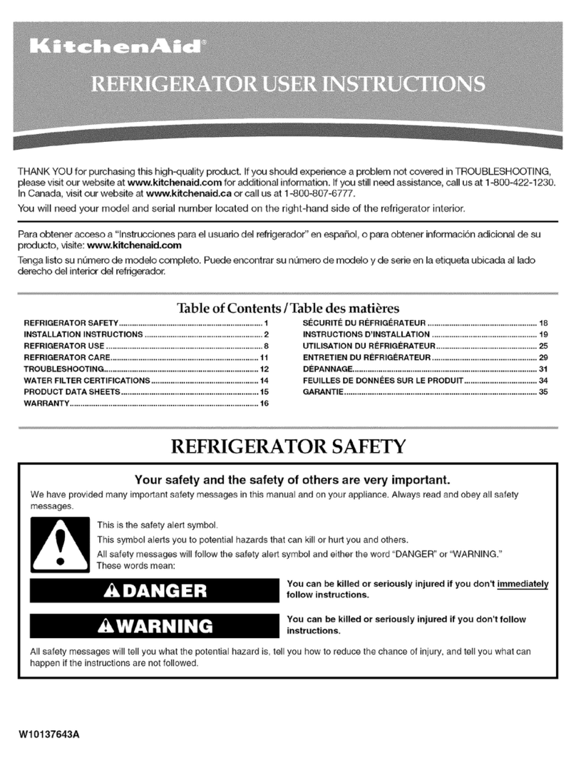 KitchenAid ABL2527FES12 User manual
