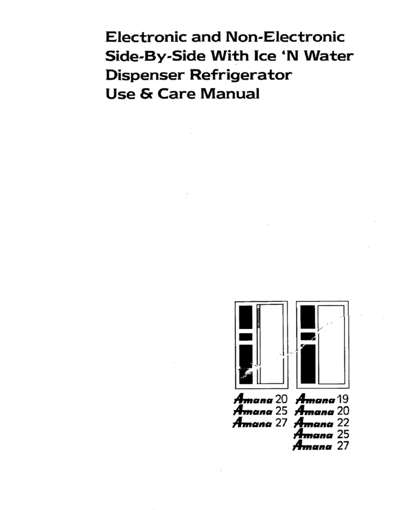 Amana 20 User manual