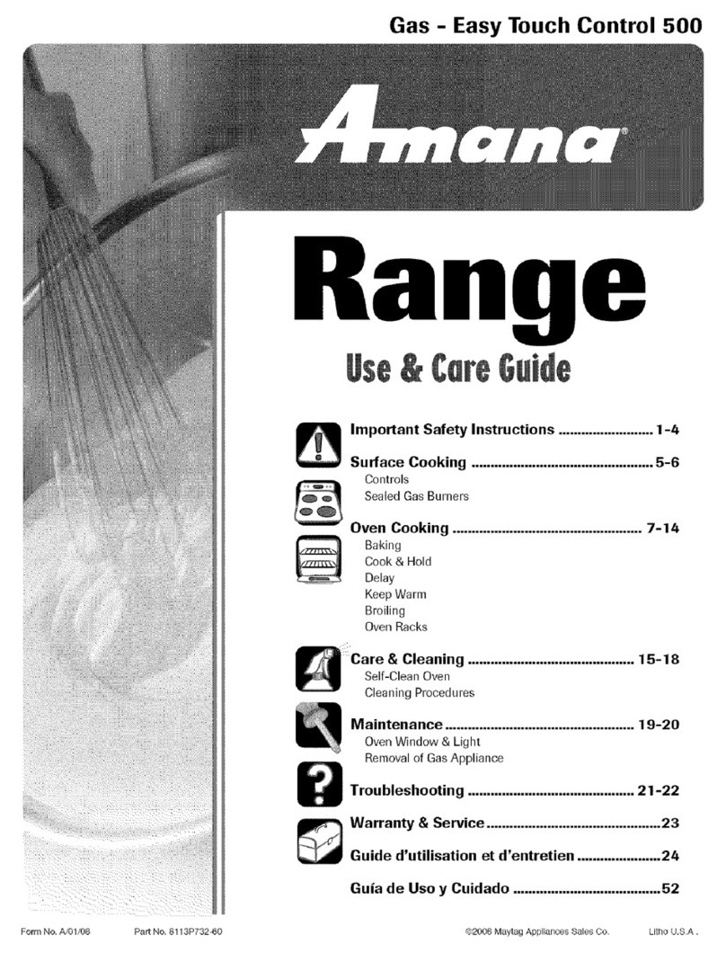Amana 8113P732-60 User manual