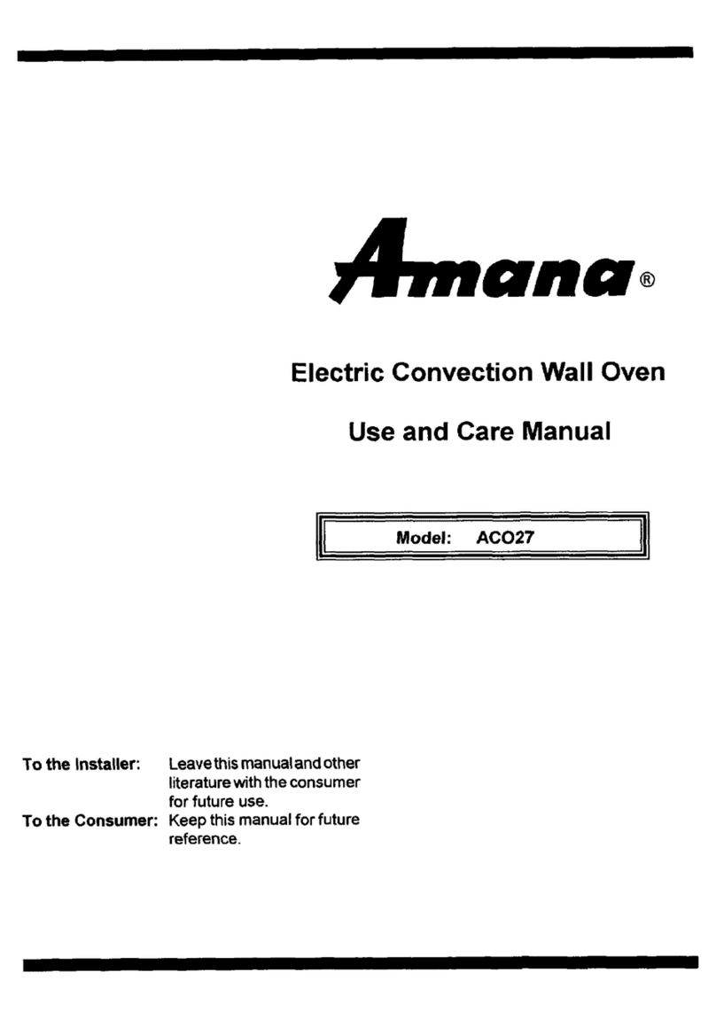 Amana ACO27 User manual