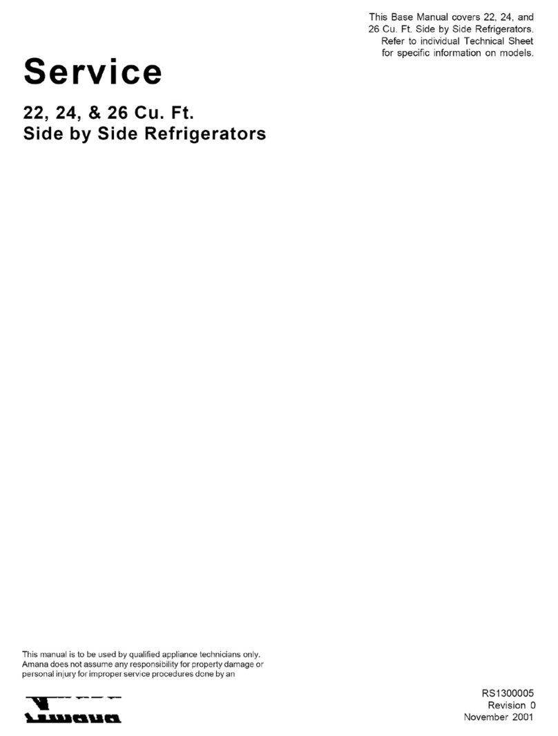 Amana 22 Cu. Ft. User manual