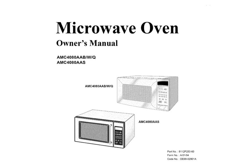 Amana AMC4080AAQ User manual