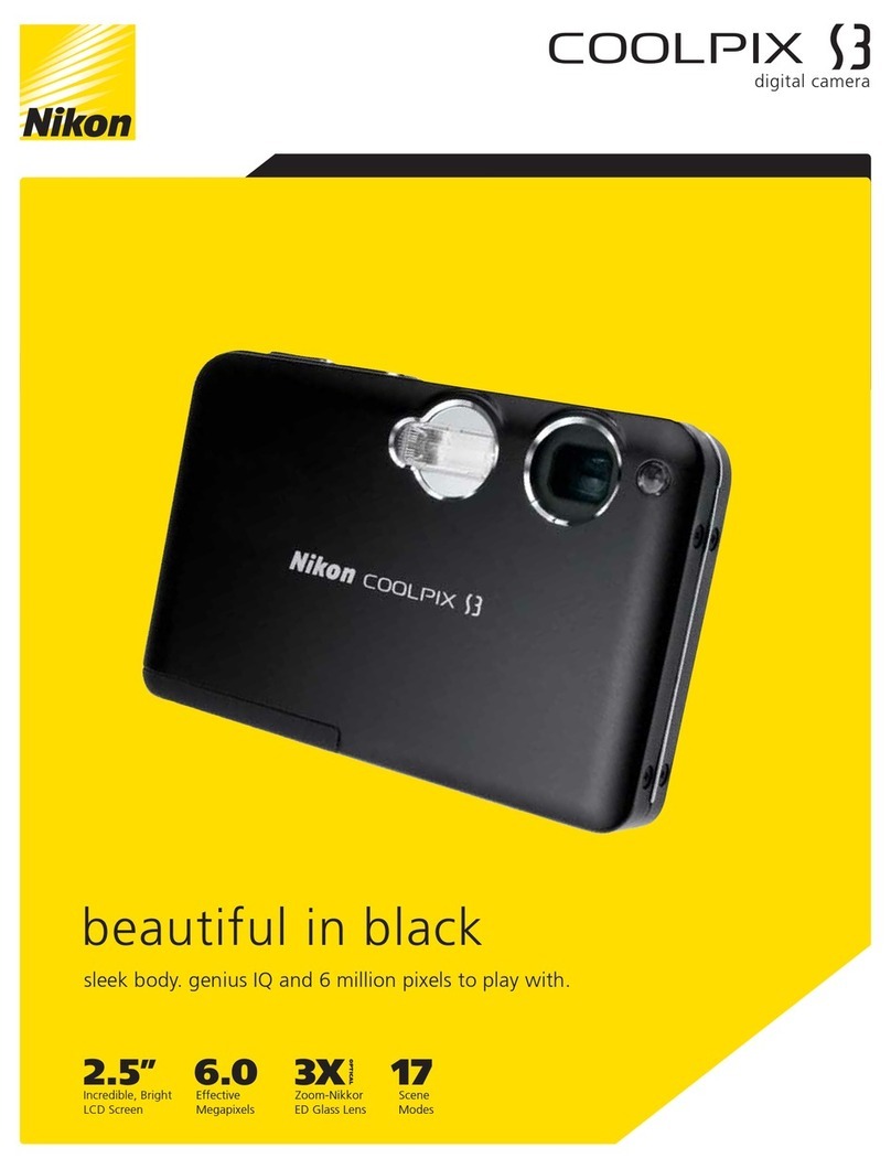 Nikon CoolPix S3 User manual Nikon CoolPix S3 User manual
