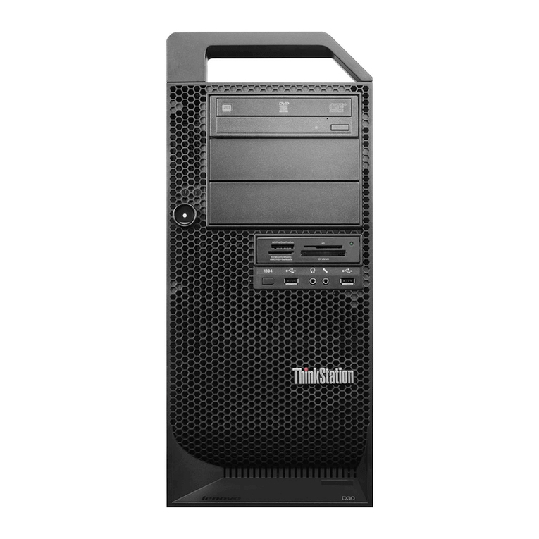 Lenovo ThinkStation D30 User manual