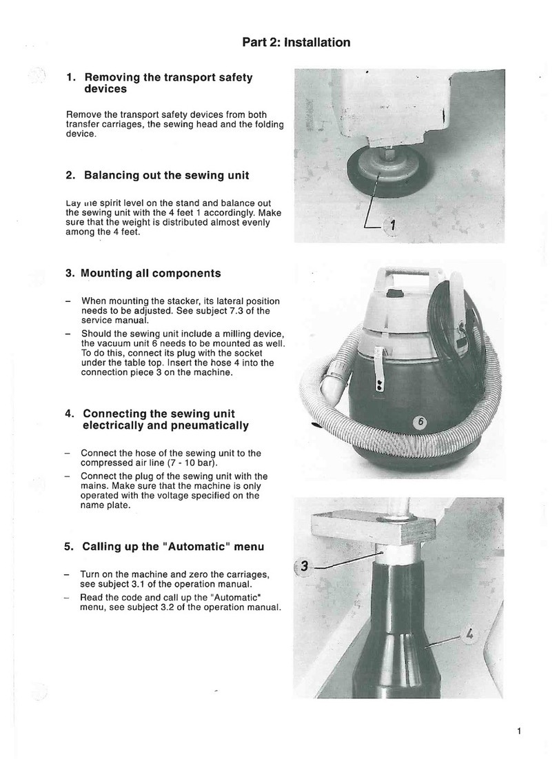DURKOPP ADLER 805 User manual DURKOPP ADLER 805 User manual