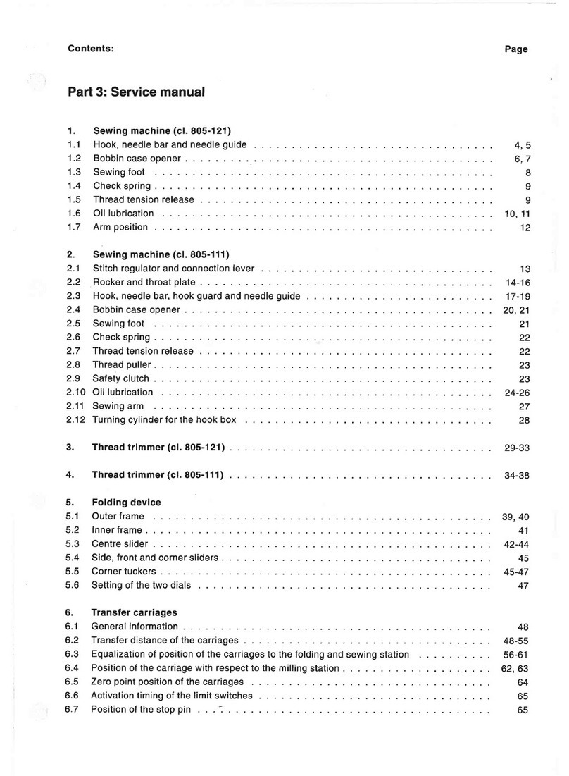 DURKOPP ADLER 805 User manual