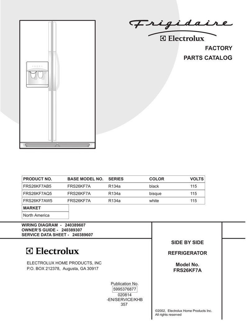 Frigidaire FRS26KF7A Factory parts catalog