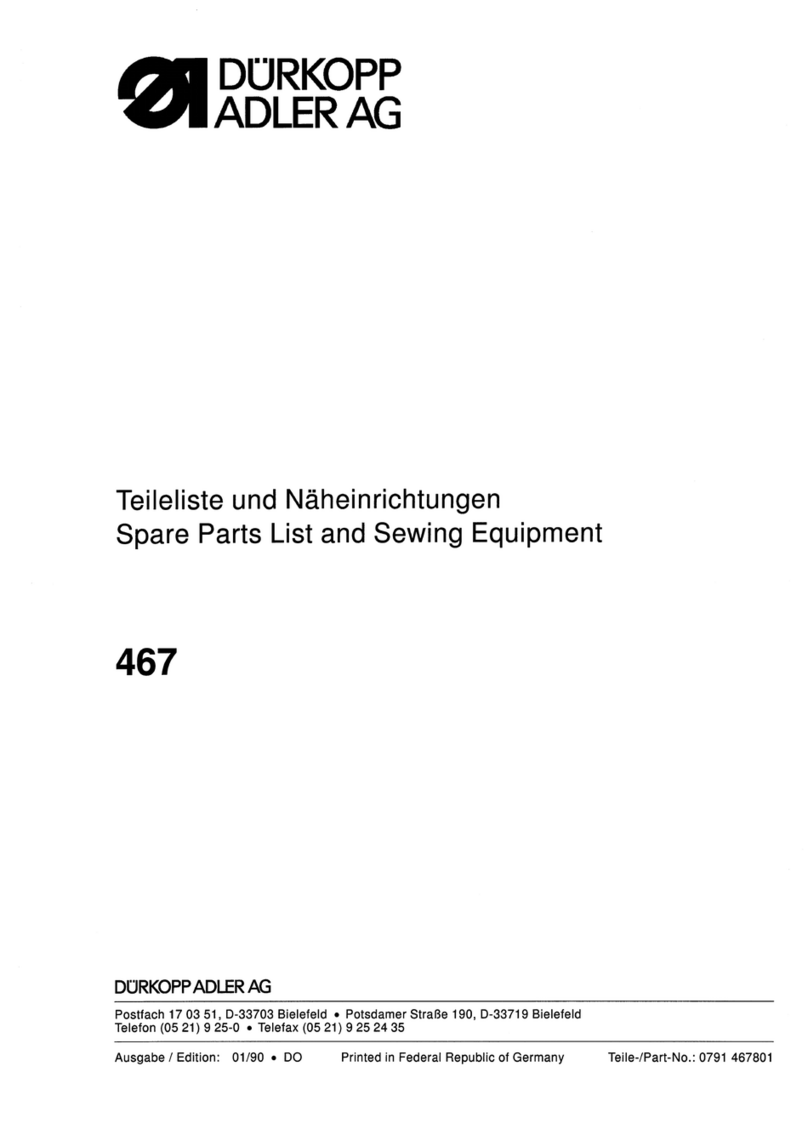 Duerkopp Adler 467 Guide