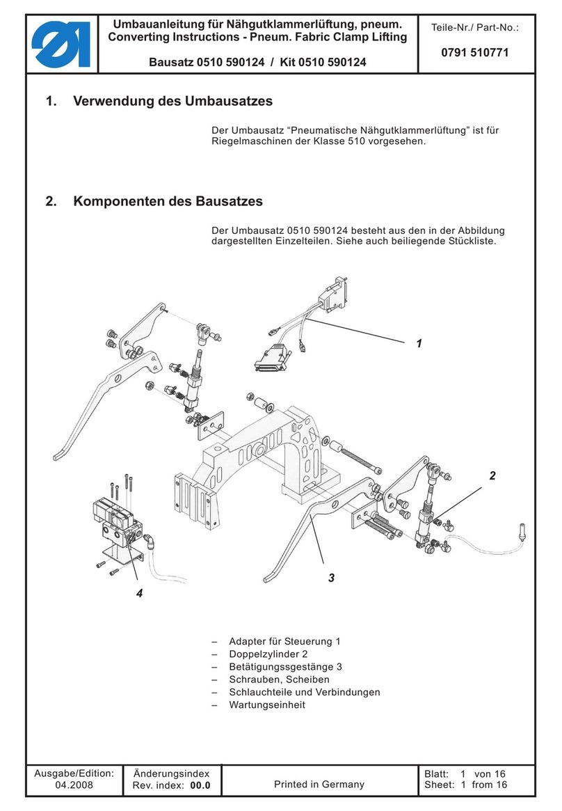 Duerkopp Adler 510 User manual