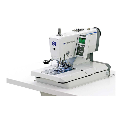 Duerkopp Adler 580 User manual Duerkopp Adler 580 User manual