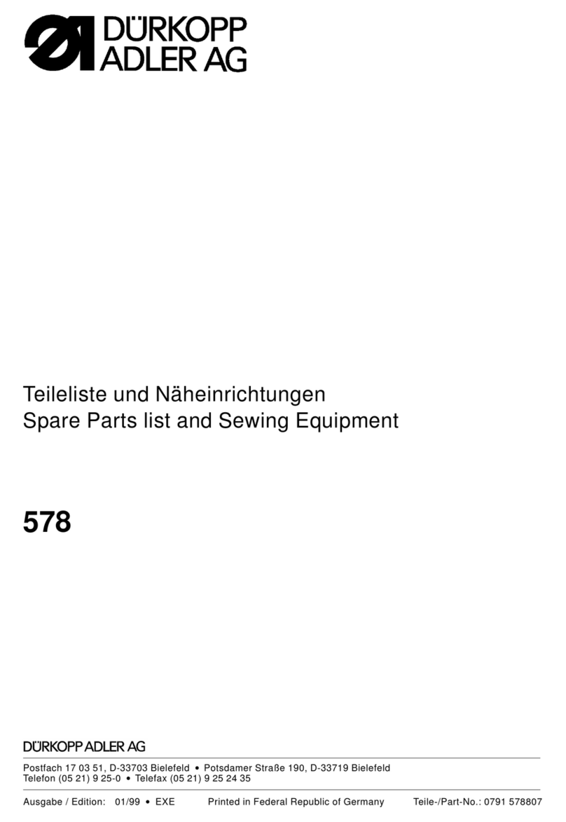 Duerkopp Adler 578 Guide Duerkopp Adler 578 Guide