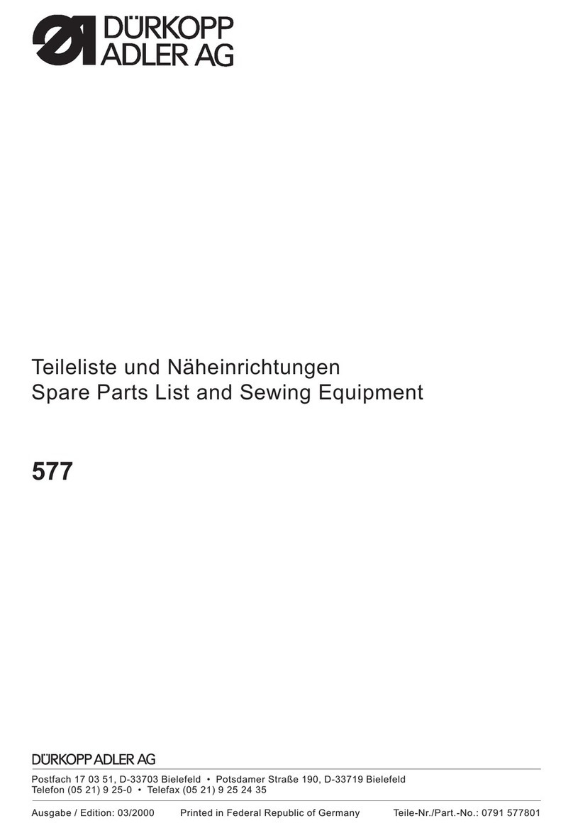 Duerkopp Adler 577 Guide