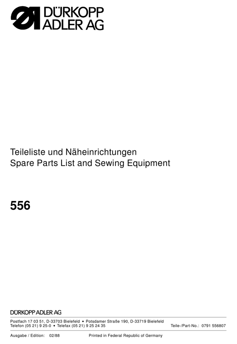 Duerkopp Adler 556 Guide