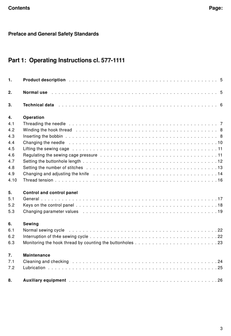 Duerkopp Adler 577-1111 User manual