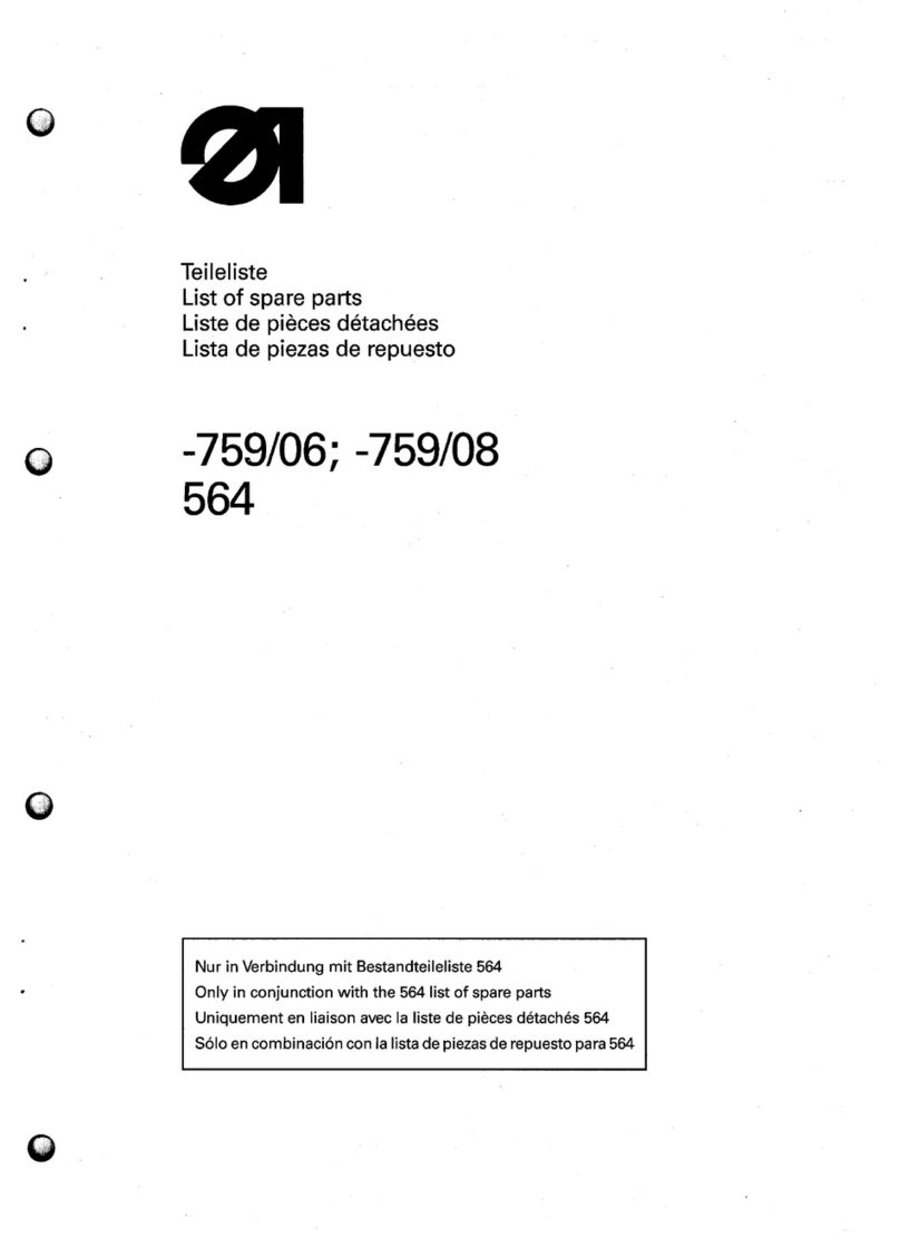 Duerkopp Adler 564 Spare parts