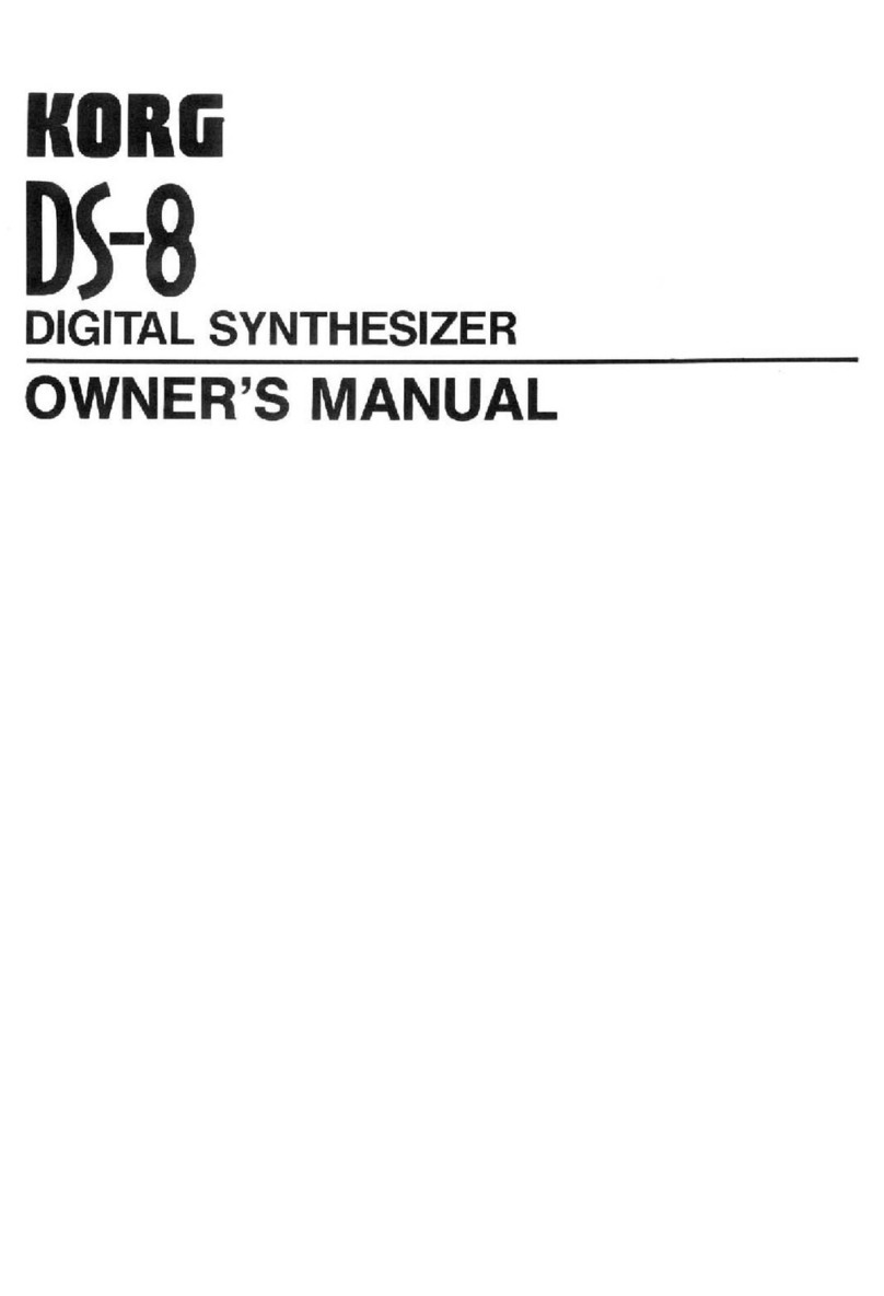 Korg DS-8 User manual