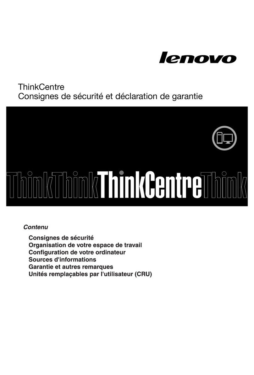 Lenovo ThinkCentre M90p Safety and Warranty Guide