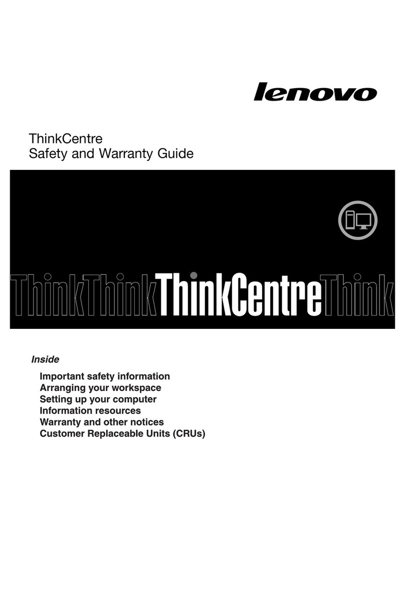 Lenovo ThinkCentre M90p Safety and Warranty Guide