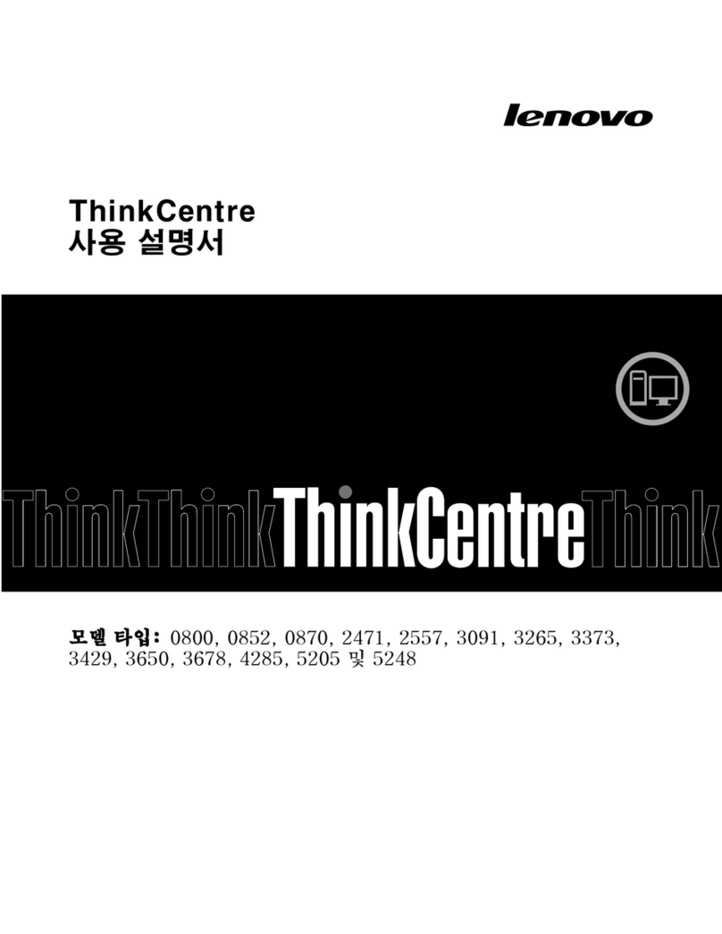 Lenovo ThinkCentre M90z User manual Lenovo ThinkCentre M90z User manual
