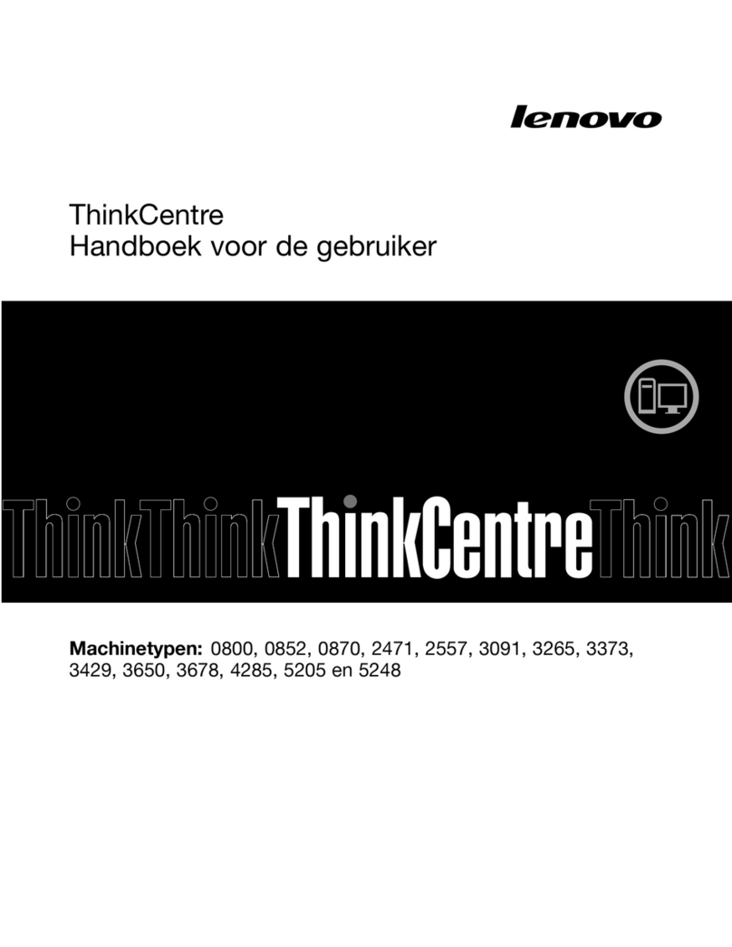 Lenovo ThinkCentre M90z Instruction Manual