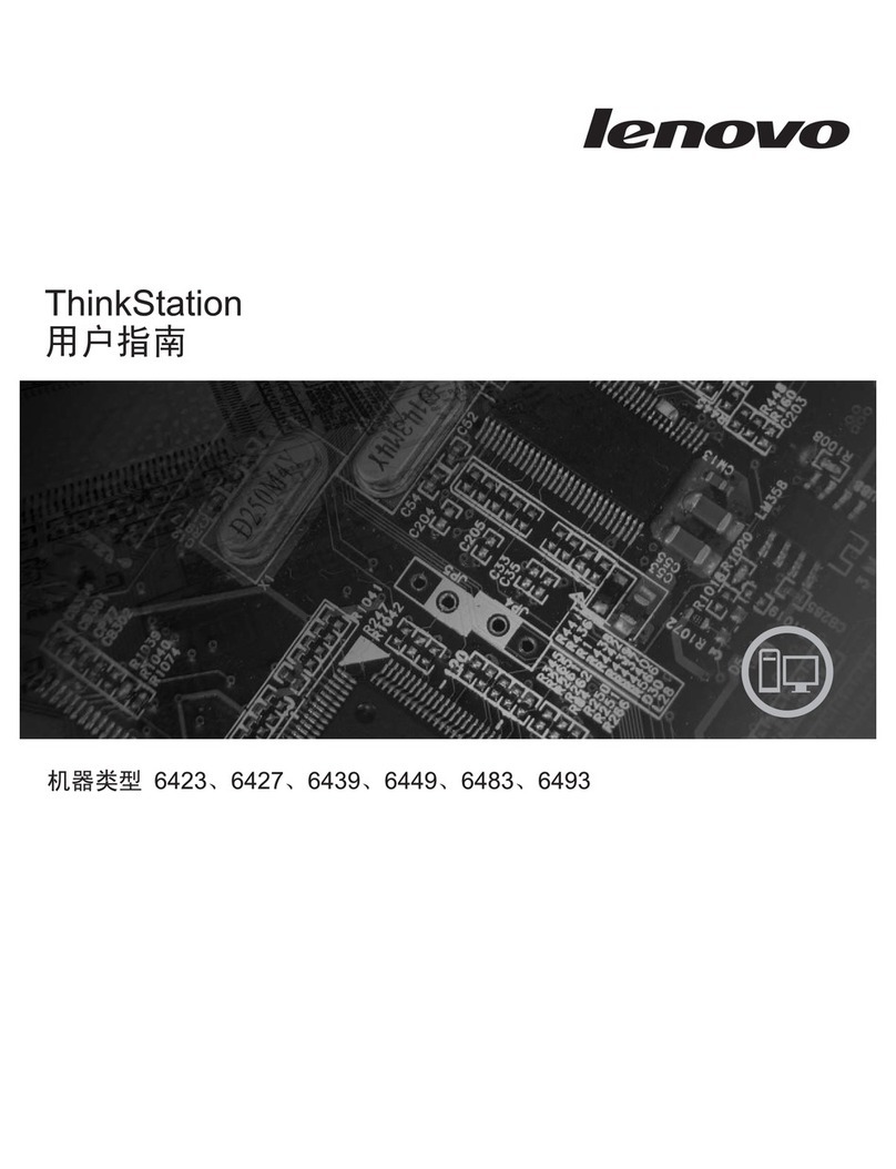 Lenovo THINKSTATION D10 User manual
