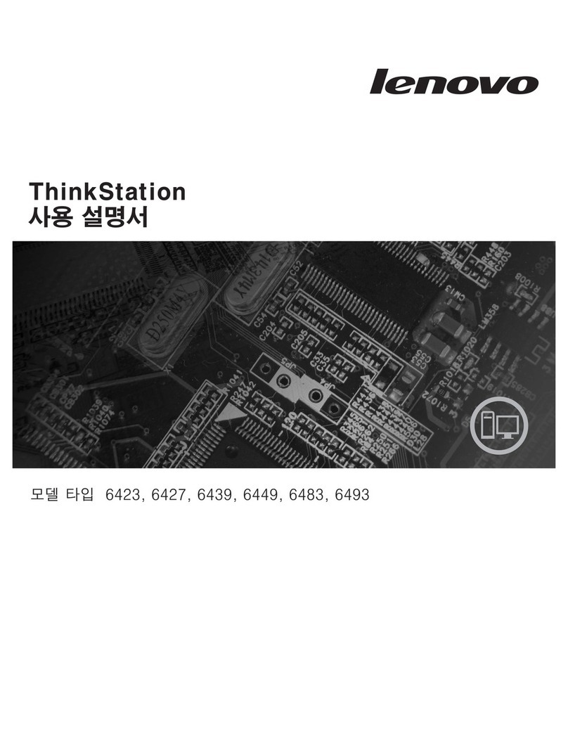 Lenovo THINKSTATION D10 User manual