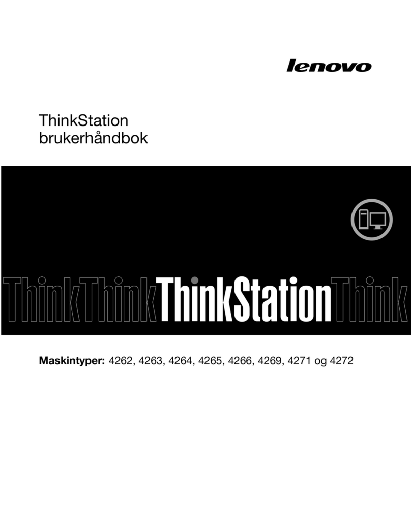 Lenovo ThinkStation C20x Brukerhåndbok