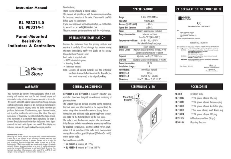 Black Stone BL 983314-0 instruction manual