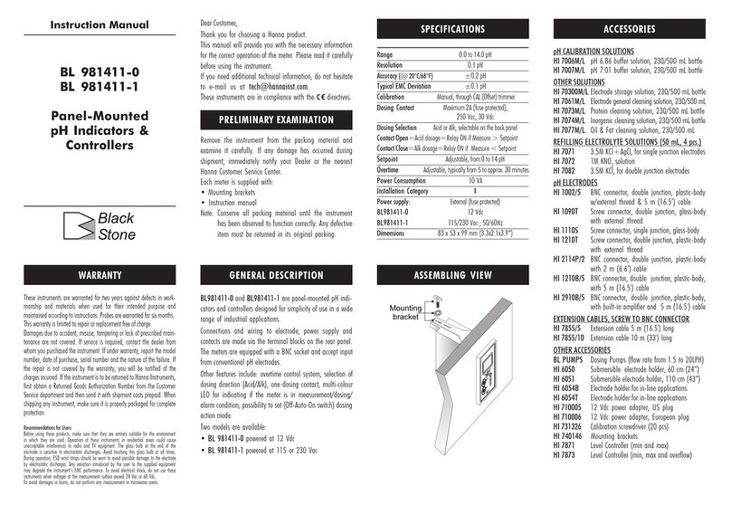 Black Stone BL 981411-0 instruction manual