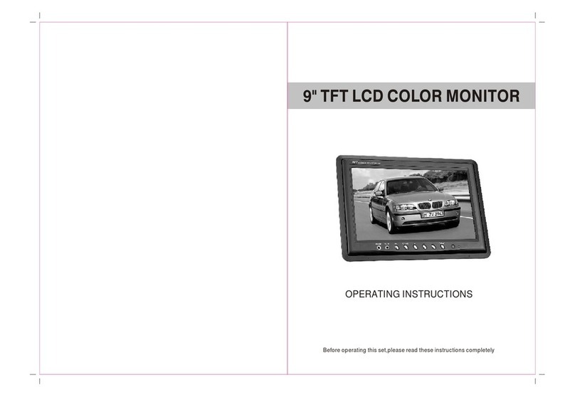 Eonon 9'' TFT LCD COLOR MONITOR User manual