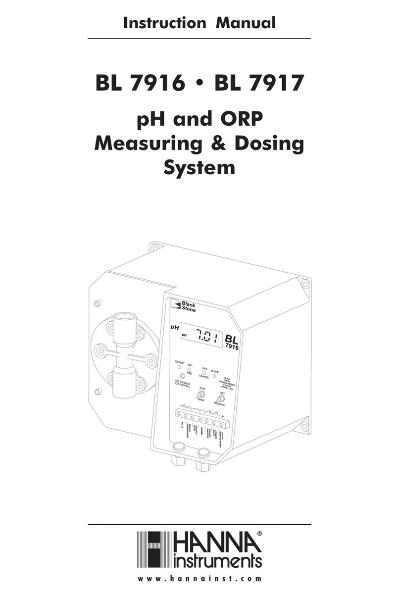Hanna Instruments BL 7917 User manual