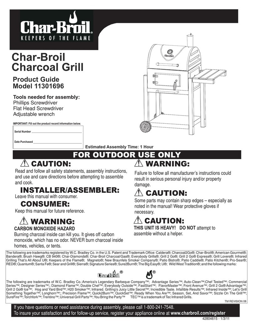 Char-Broil 11301696 User manual