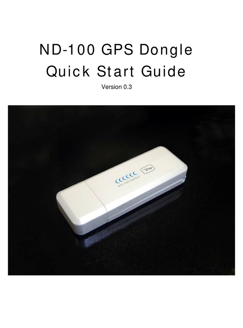 Global Sat USB GPS Dongle ND-100 User manual