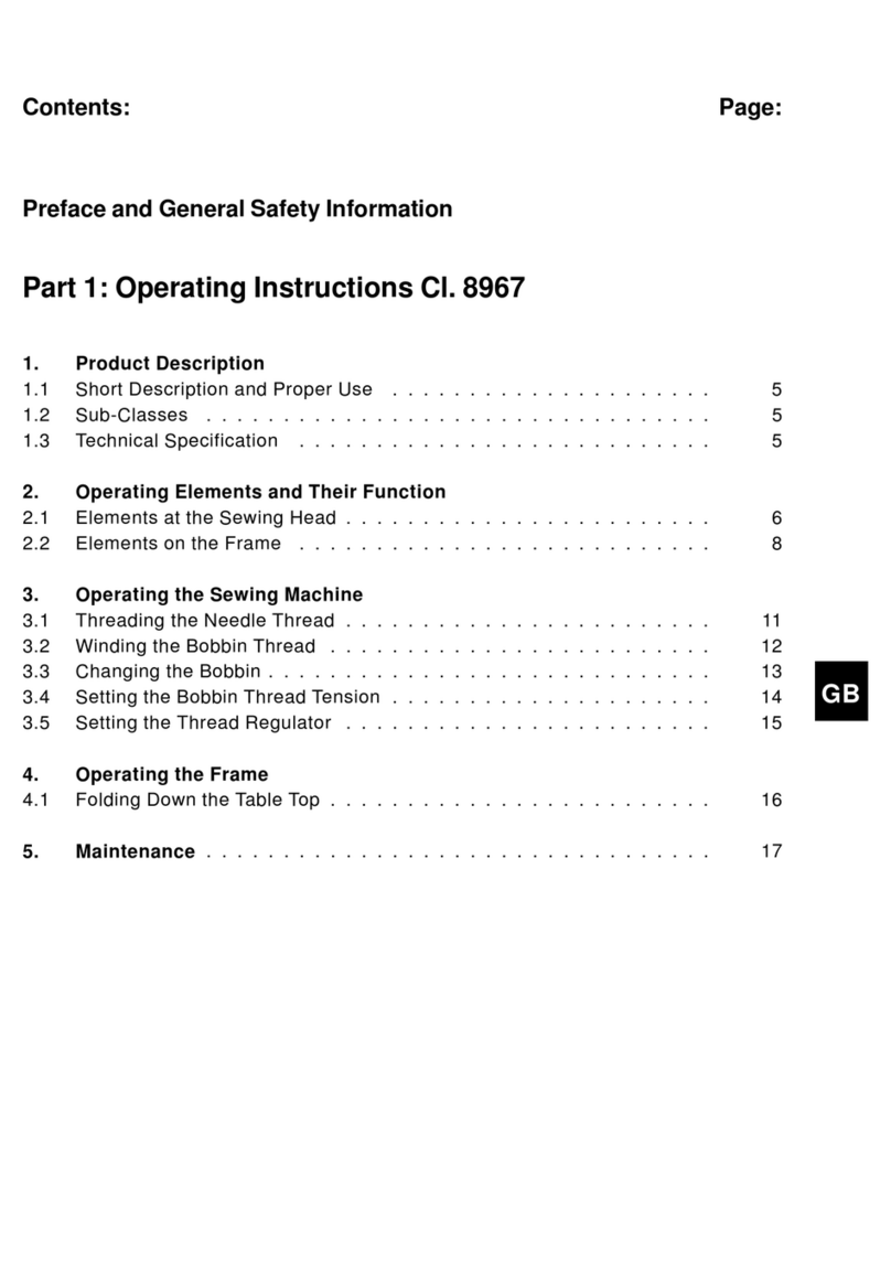 DURKOPP ADLER 8967 User manual