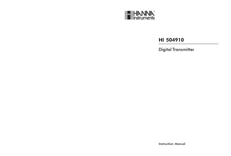 Hanna Instruments HI 504910 instruction manual