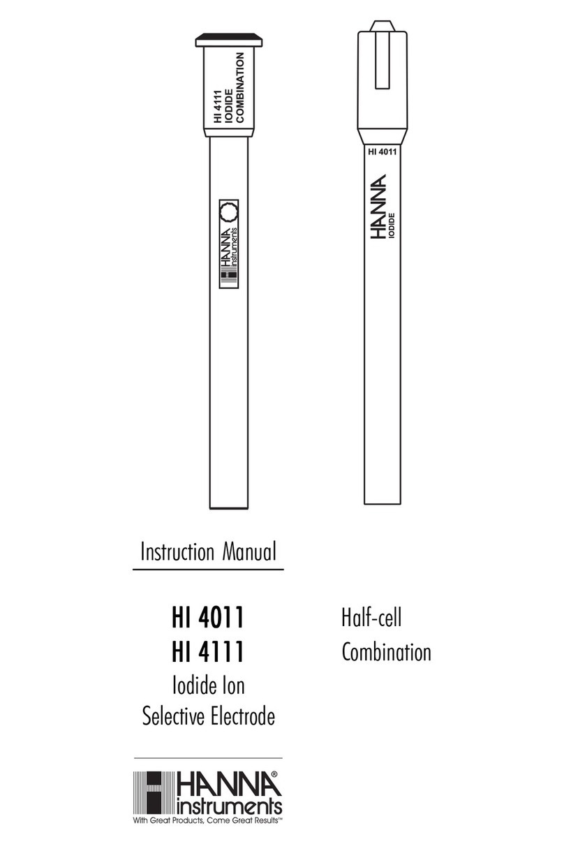 Hanna Instruments HI 4111 instruction manual Hanna Instruments HI 4111 instruction manual