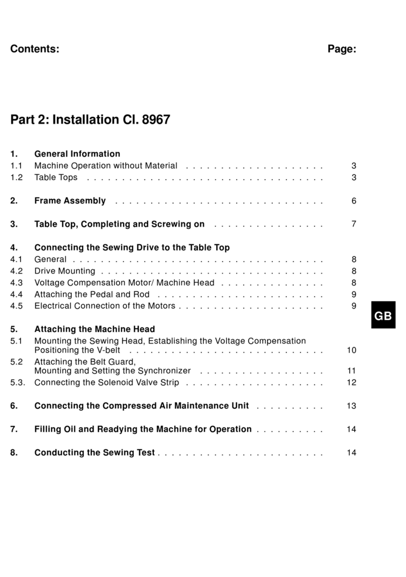 DURKOPP ADLER 8967 User manual