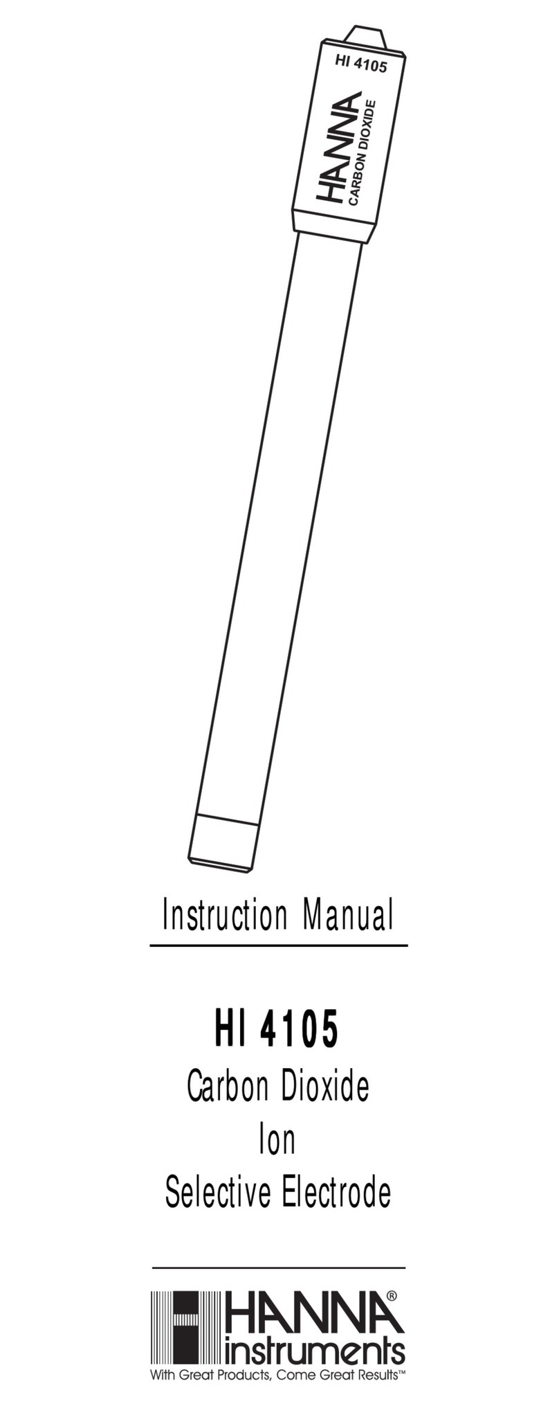 Hanna Instruments HI 4105 User manual