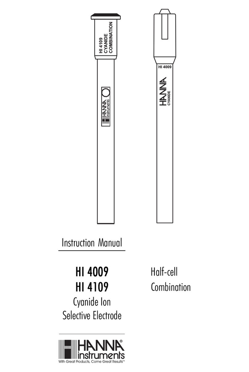 Hanna Instruments HI 4109 instruction manual