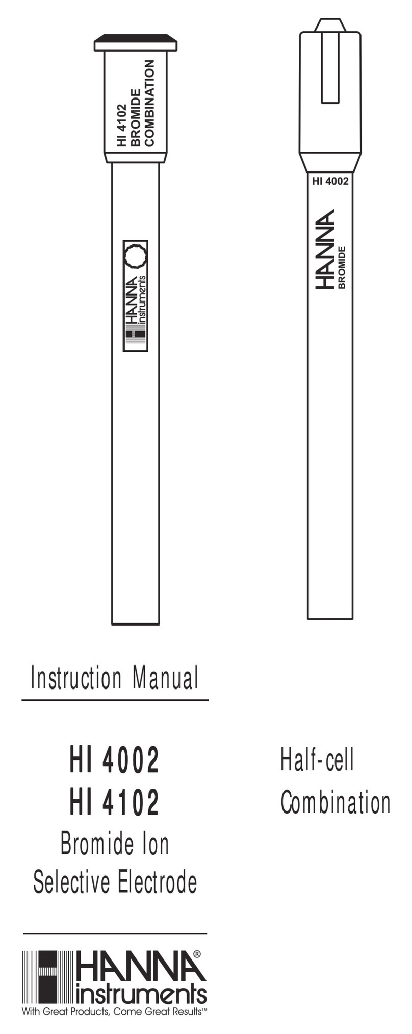 Hanna Instruments HI 4102 User manual