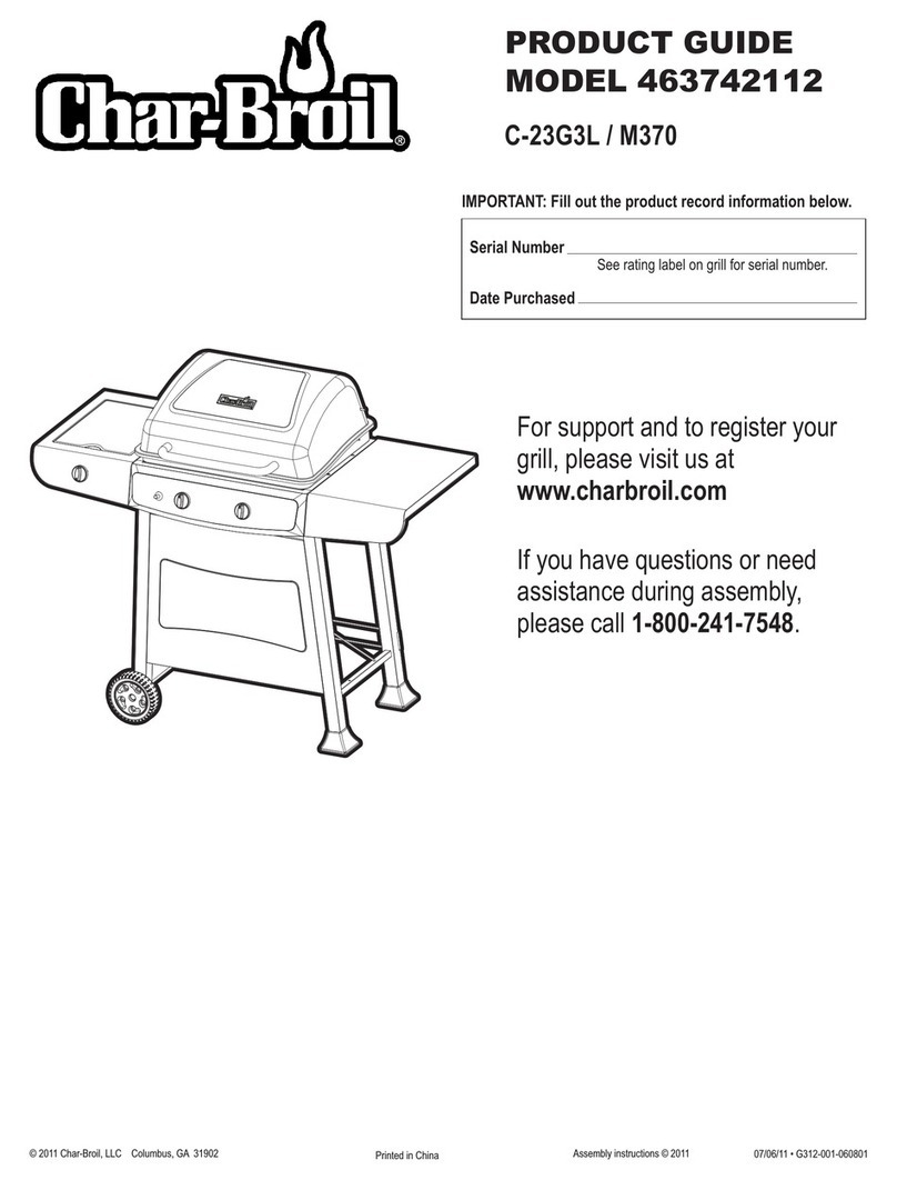 Char-Broil 463742112 User manual