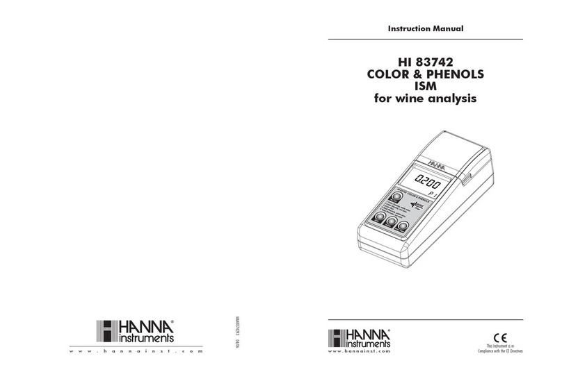 Hanna Instruments HI 83742 User manual