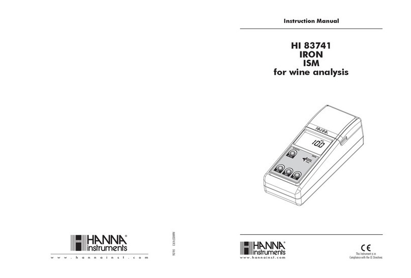 Hanna Instruments HI 83741 User manual