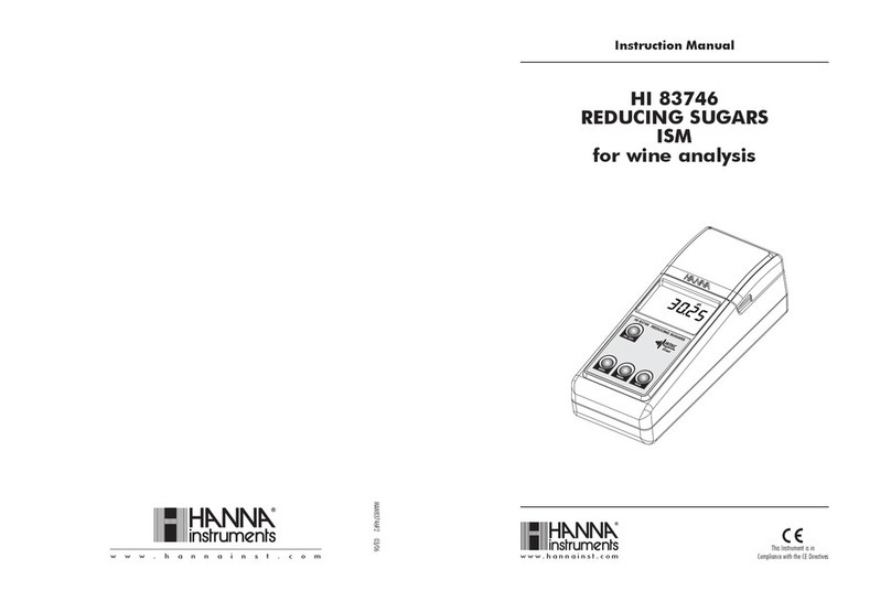 Hanna Instruments HI 83746 User manual